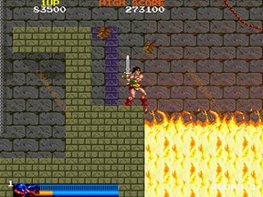 une photo d'Ã©cran de Rastan Saga sur Arcade